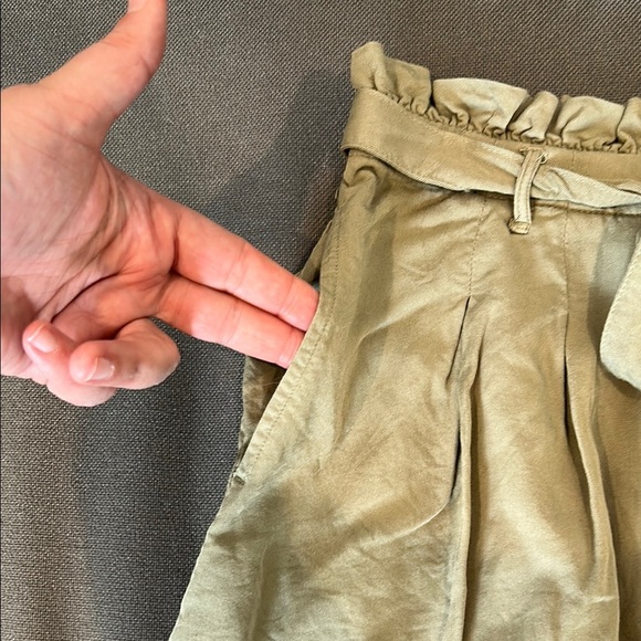 American Eagle Green Shorts with Tie Waist - Picture 6 of 6